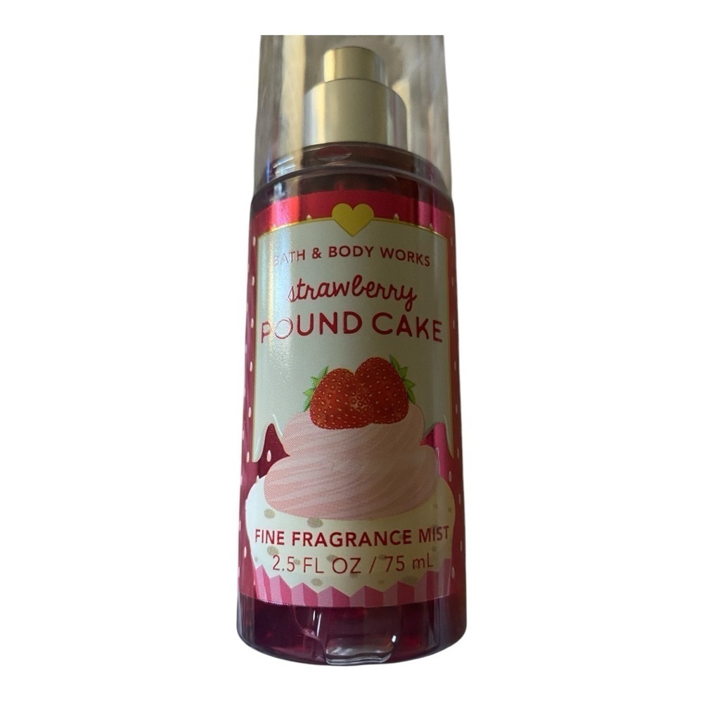 #148-NWT-BATH & BODY WORKS-STRAWBERRY POUND CAKE SET - Picture 6 of 8